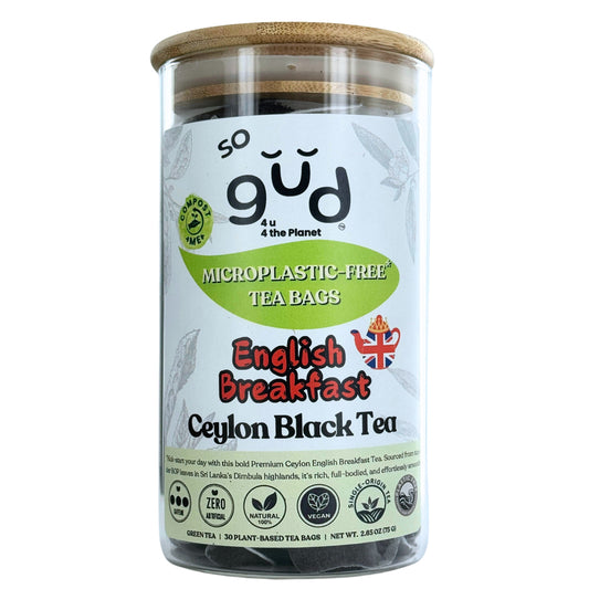 English Breakfast Single Estate Ceylon Black Tea | Plant-based Tea Bags