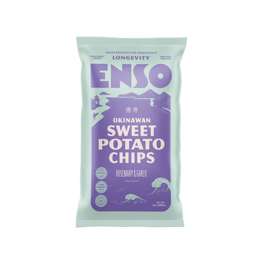 Okinawan Sweet Potato Chips | Rosemary & Garlic