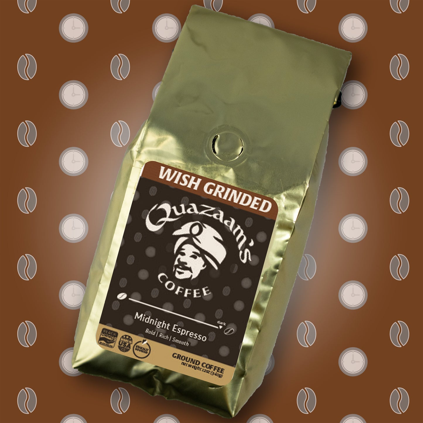 Midnight Espresso Coffee | Ground & Whole Bean Coffee | Dark Rich Roast