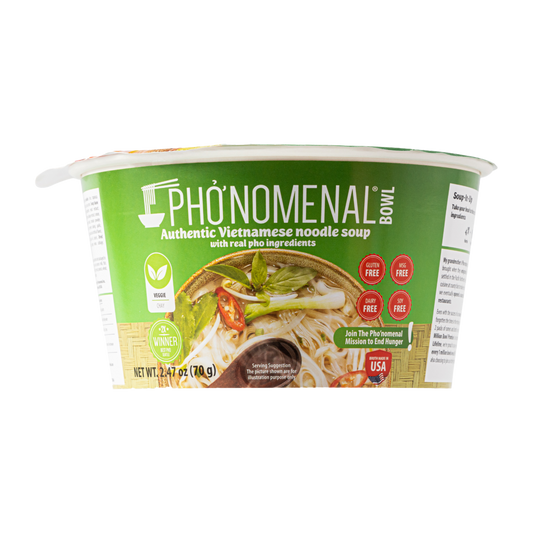 Pho’nomenal Bowl Instant Veggie Pho (Case of 6 Bowls)