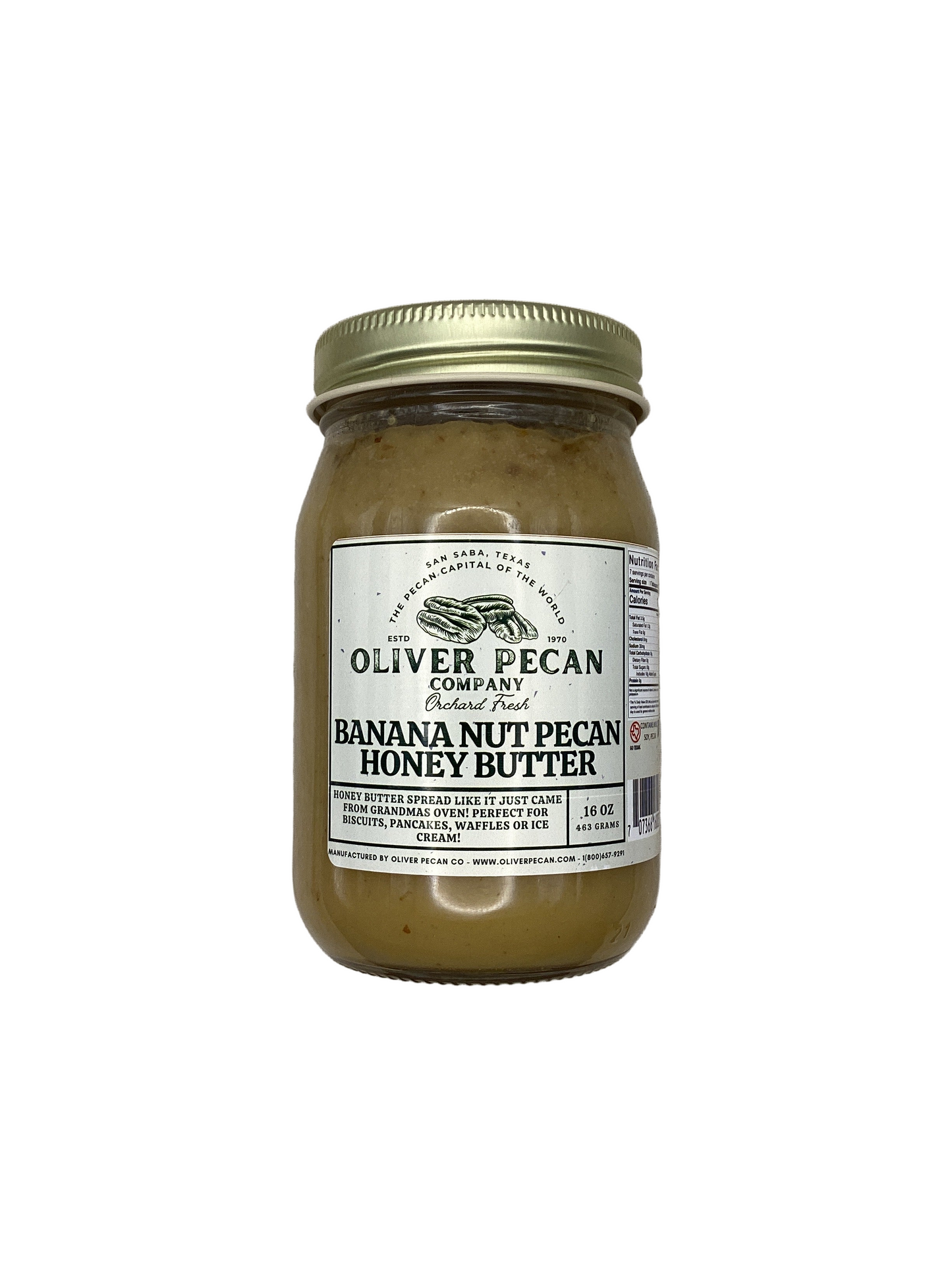 Pecan Honey Butter - 16 oz