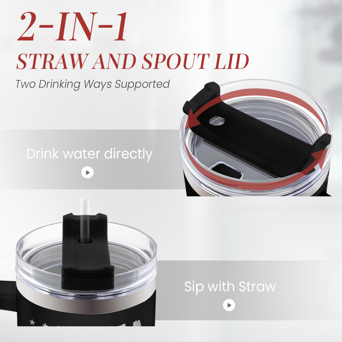 Best Dad Ever Tumbler 40oz Stainless Steel Insulated with Lid & Straw, Dads Gifts for Christmas Birthday Valentine Fathers Day, Father Coffee Cup Gift for Dad Daddy Father from Daughter Son