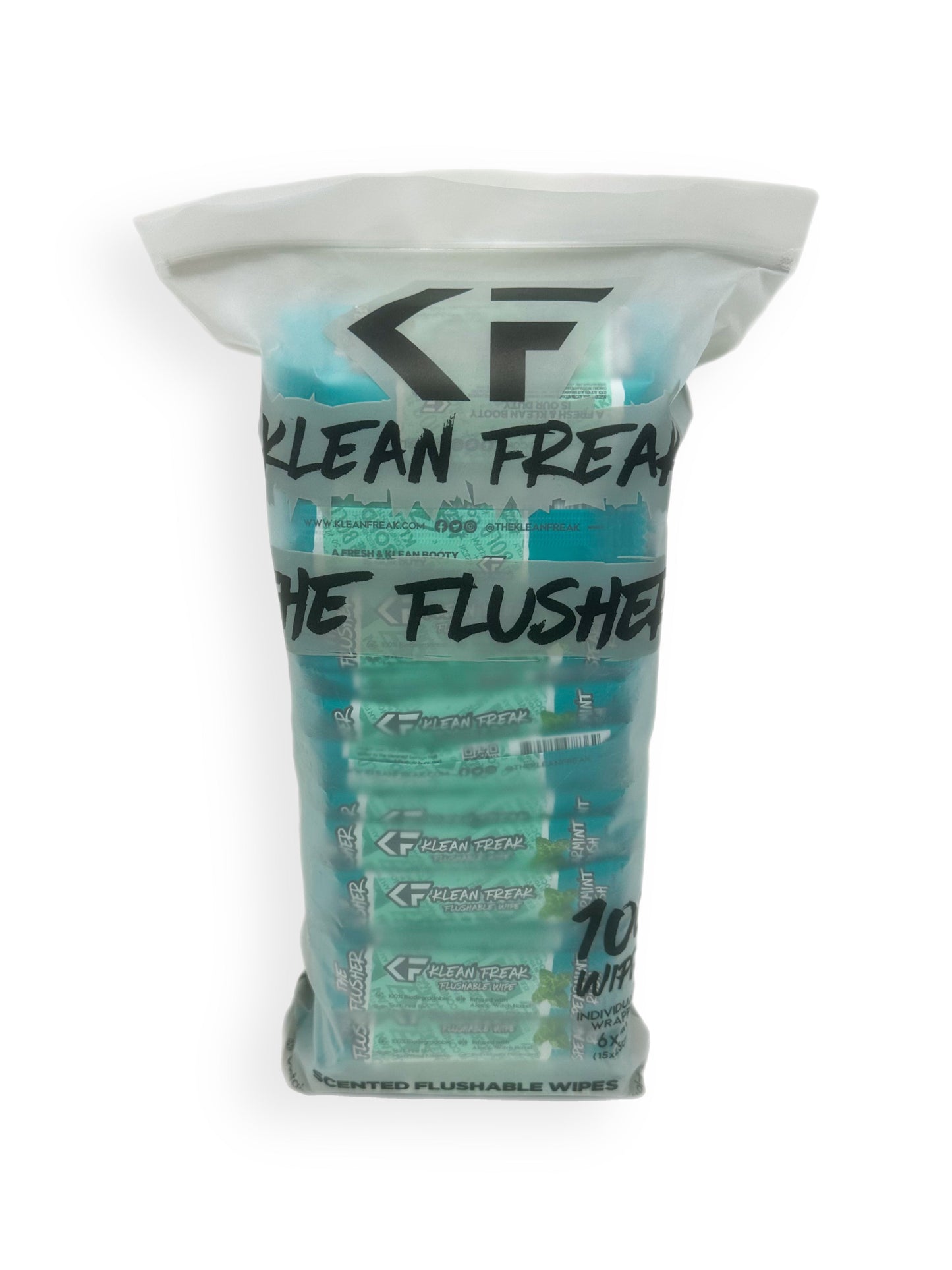 The Flusher - 100 Pack - Flushable Wipes