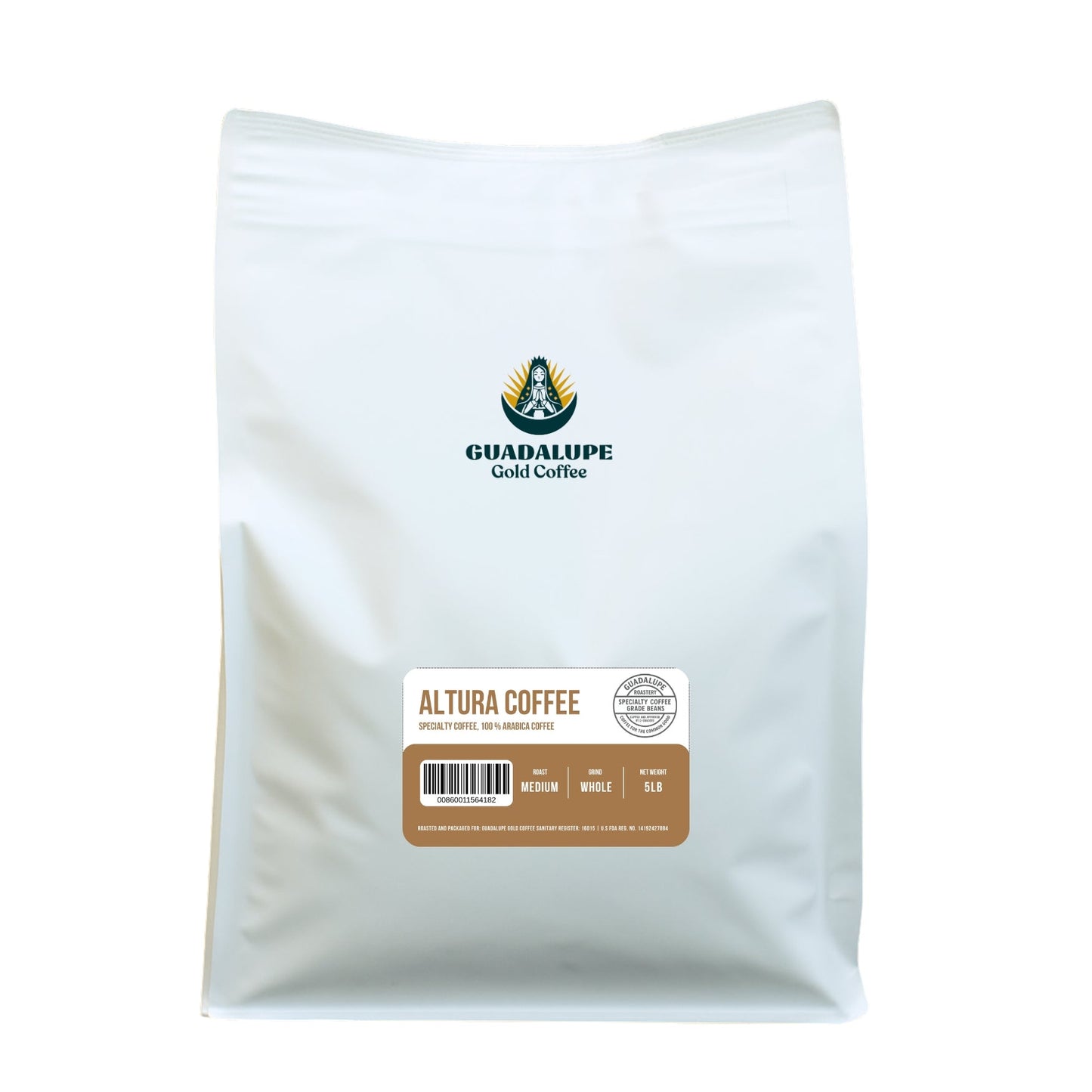 Altura Coffee, Grown at high elevation for a brighter,  cleaner cup with refined flavor