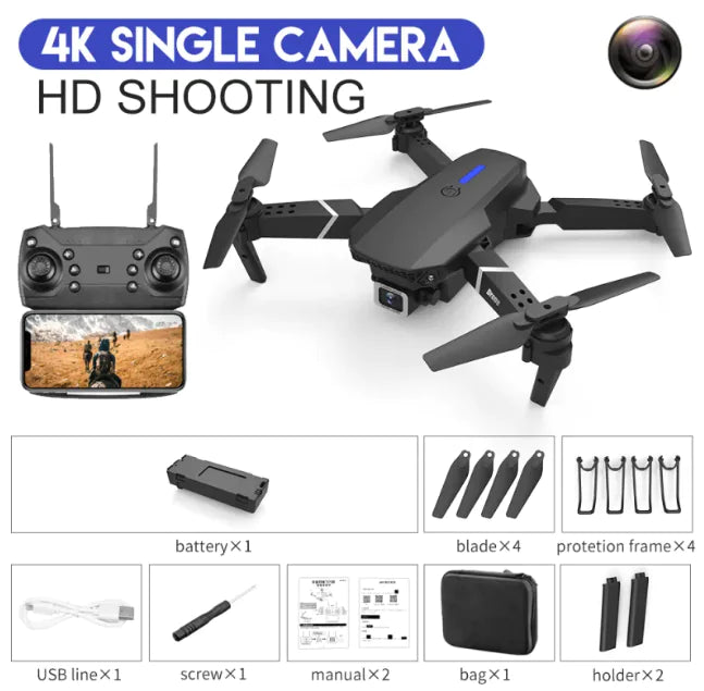 Style Loft Collection CyberStyle Blitz King 4K Dual-Camera Drone