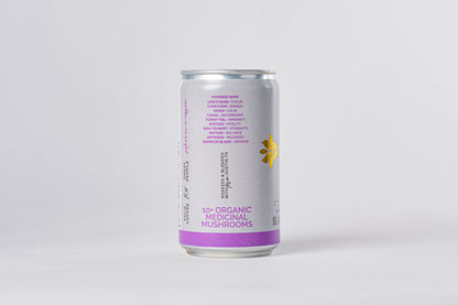 4-Pack Focus Energy Canned Black Coffee with 10 Adaptogen Mushrooms (7.5 oz)