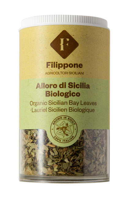 Filippone, Organic Crushed Bay Leaves, Italian Shaker Dried Bay Leaves, 20g (0.70oz)