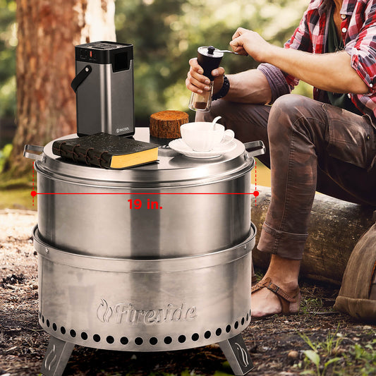 Fireside Pluto R19 Stainless Steel Fire Pit Lid