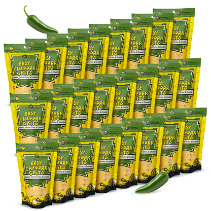 Jalapeño, Hatch Green Chile, Cheddar Grits