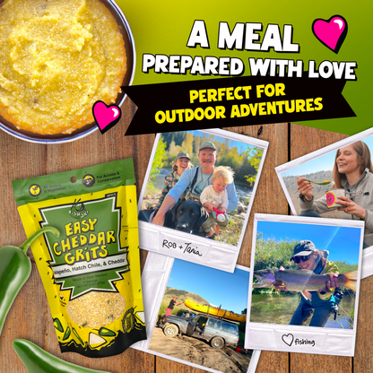 Jalapeño, Hatch Green Chile, Cheddar Grits