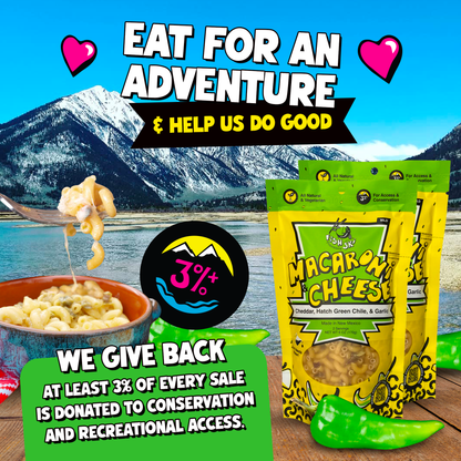 Hatch Green Chile, Garlic, Cheddar Mac and Cheese