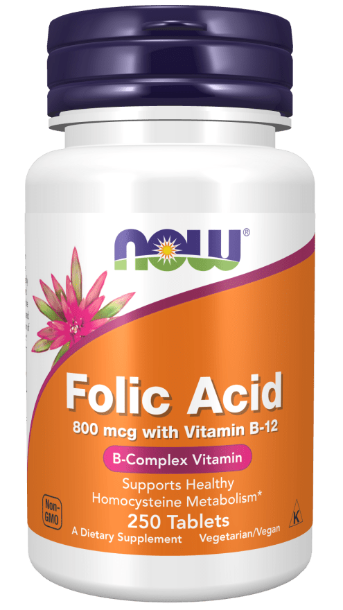 Folic Acid 800 mcg with Vitamin B-12 Tablets