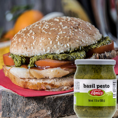 Fratelli D'Amico, Basil Pesto, Pesto Pasta, 17.6oz