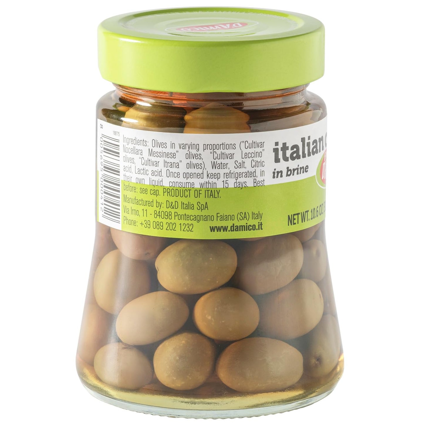 Fratelli D'Amico, Italian Olives Mix, Mediterranean Olives Mixed, 10.6 oz