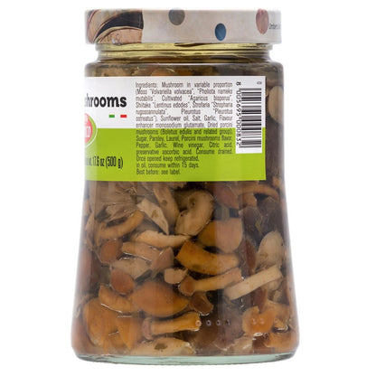 Fratelli D'Amico, Mixed Mushrooms in oil, Family-Size, 24.7 oz (700 g)