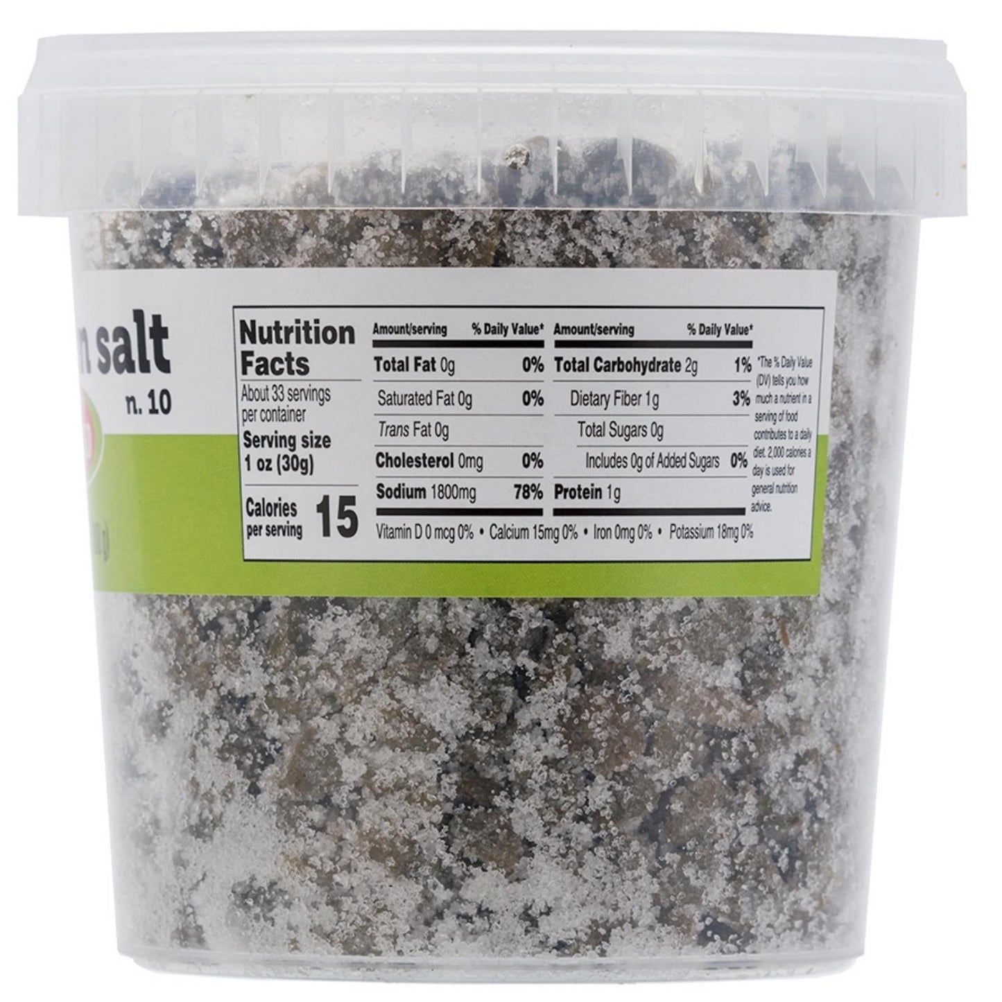 Fratelli D'Amico, Capers in Salt n.10 Family Size, 35.3oz, (1000g)