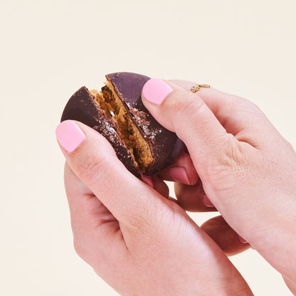 French Squirrel Berets: Almond Butter Chocolate Protein Bites Pack - 12 Packs x 1 Piece case