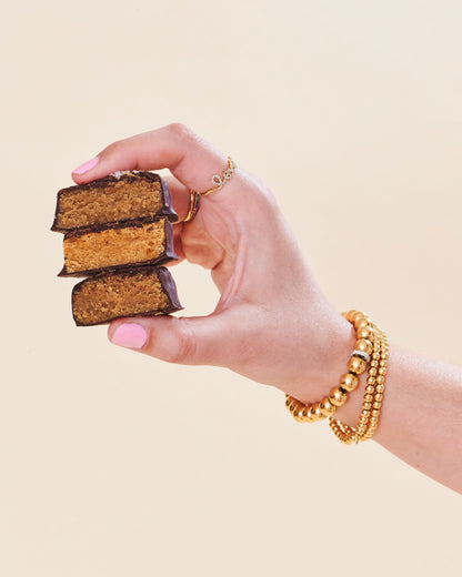 French Squirrel Berets: Peanut Butter Chocolate Protein Bites Pack - 12 Packs x 1 Piece case