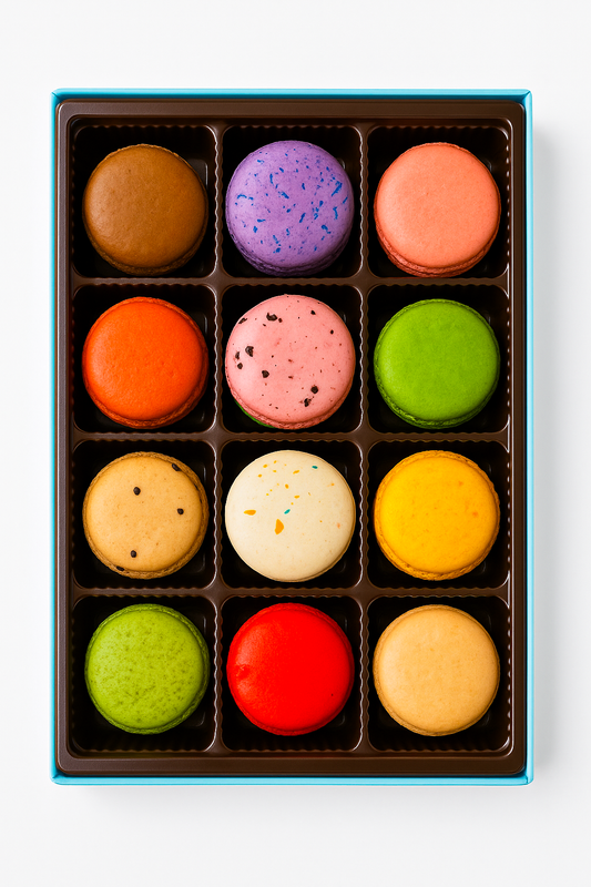 Andy Anand French Macarons (48 Pcs) Made Fresh Daily, Delectable Gift Box, Elevate Your Macarons: Unique Flavors and Fillings to Try, Amazing-Delicious-Decadent