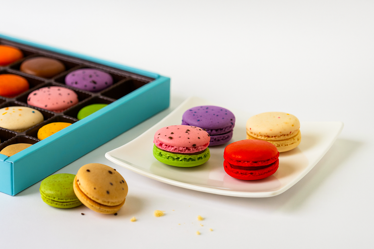 Andy Anand French Macarons (12 Pcs) Made Fresh Daily, Gluten Free, Gift Boxed Delicious, Succulent, Divine, Elevate Your Macarons: Unique Flavors and Fillings to Try