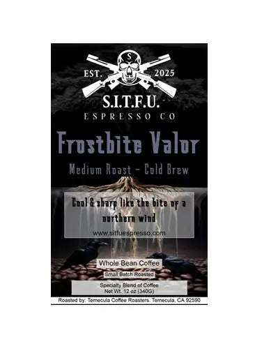 Frostbite Valor Cold Brew Espresso 12oz. or 5Lb bag
