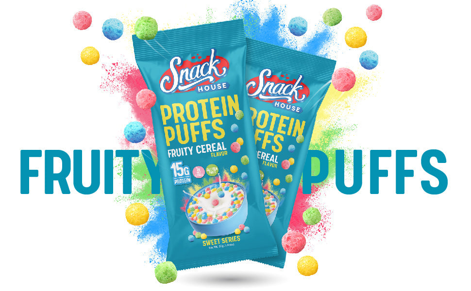 Fruity Cereal Protein Puffs Single Serving - 8-Pack Box