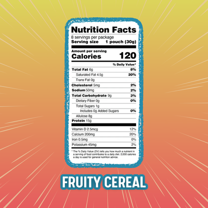 Fruity Cereal Protein Puffs Single Serving - 8-Pack Box