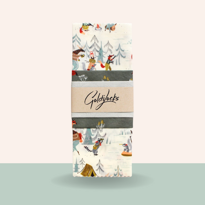 Goldilocks Goods Beeswax Food Wraps: Furry Friends Set of 3