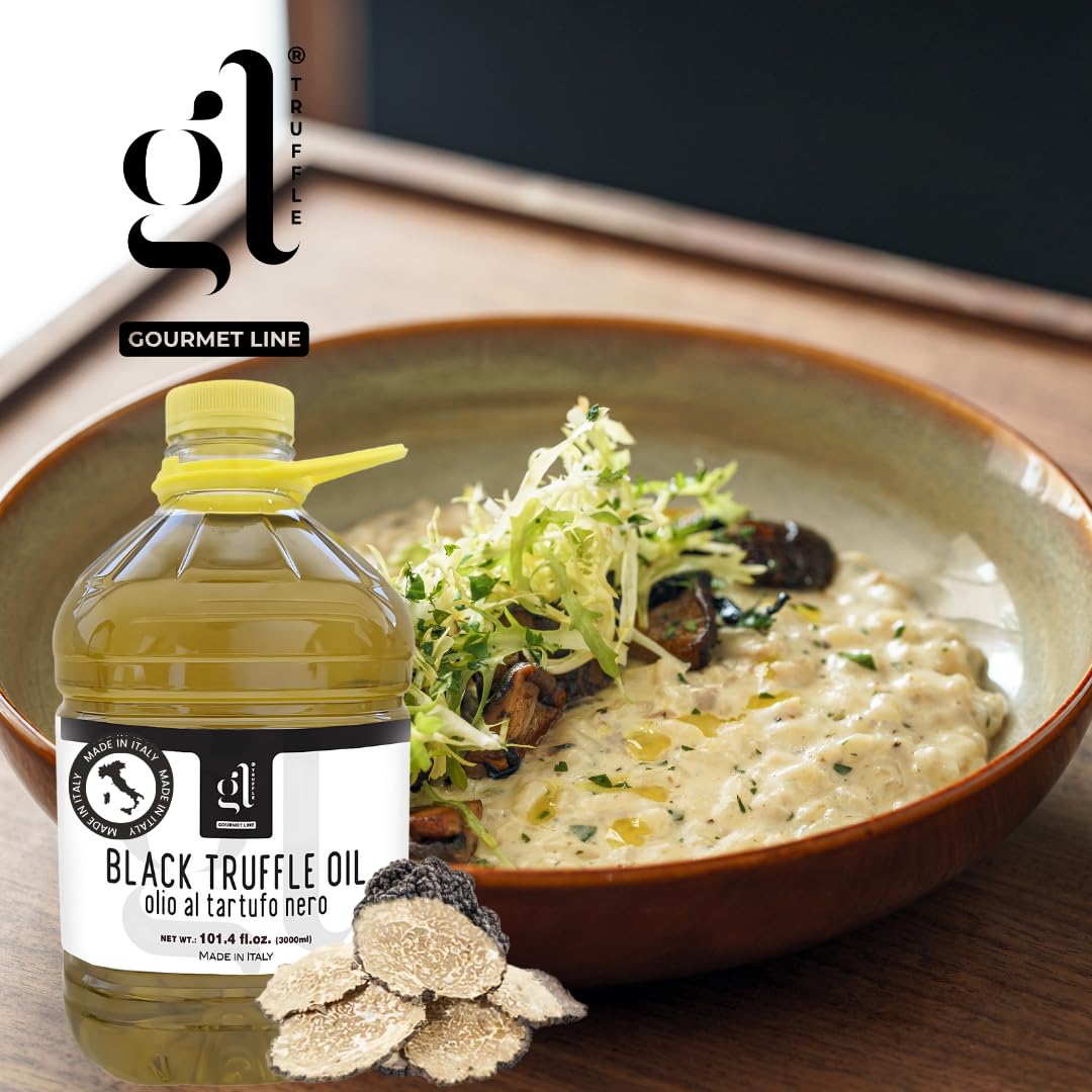 GL Truffle Gourmet, Black Truffle Oil, Bulk, 3 liters (97 fl.oz)