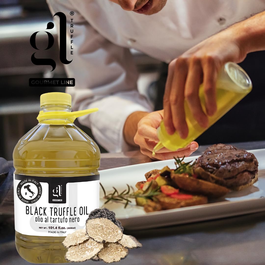 GL Truffle Gourmet, Black Truffle Oil, Bulk, 3 liters (97 fl.oz)