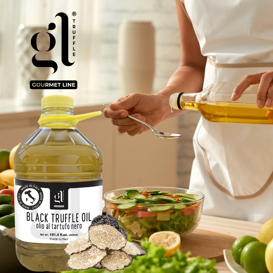 GL Truffle Gourmet, Black Truffle Oil, Bulk, 3 liters (97 fl.oz)