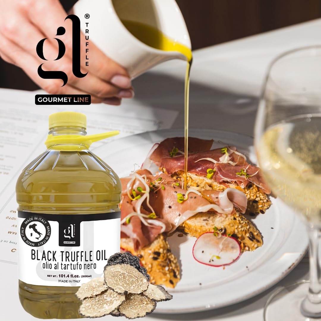 GL Truffle Gourmet, Black Truffle Oil, Bulk, 3 liters (97 fl.oz)