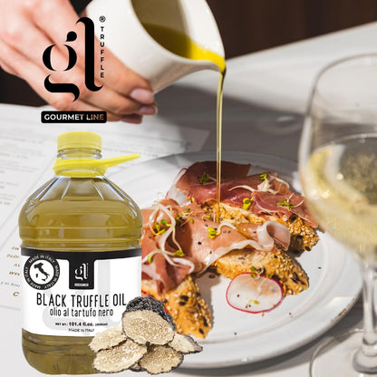 GL Truffle Gourmet, Black Truffle Oil, Bulk, 3 liters (97 fl.oz)