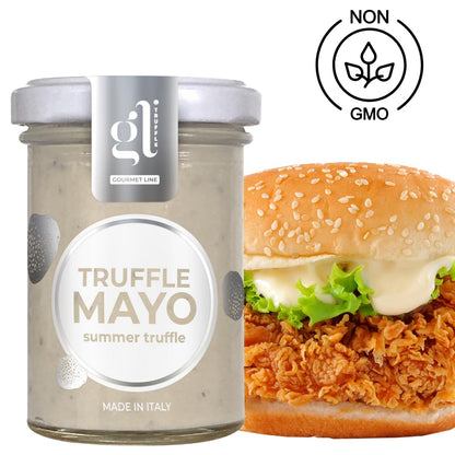 GL Truffle Gourmet, Gourmet Mayonnaise with Black Summer Truffles 100g (3.52 oz)
