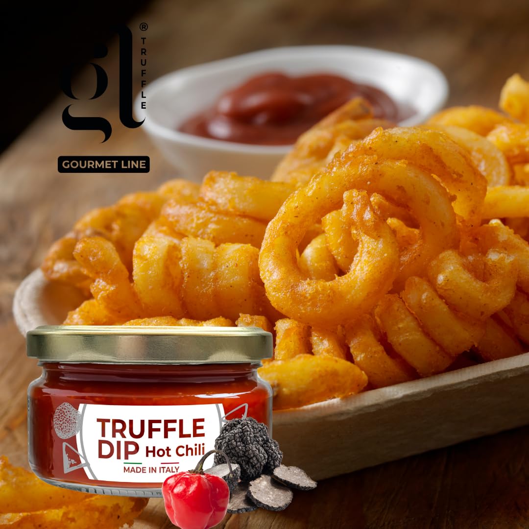 LIQUIDATION! GL Truffle Gourmet - Hot Chili & Truffle Dip, Gourmet Flavor Fusion, 6.7 oz