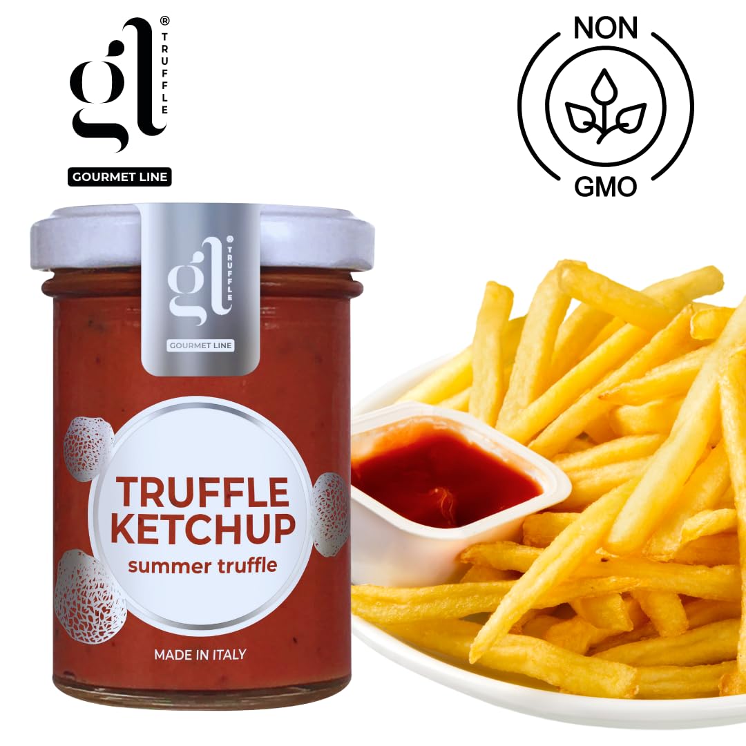 GL Truffle Gourmet, Gourmet Truffle Ketchup, Ketchup Infused With Black Truffles 100g (3.5 oz)