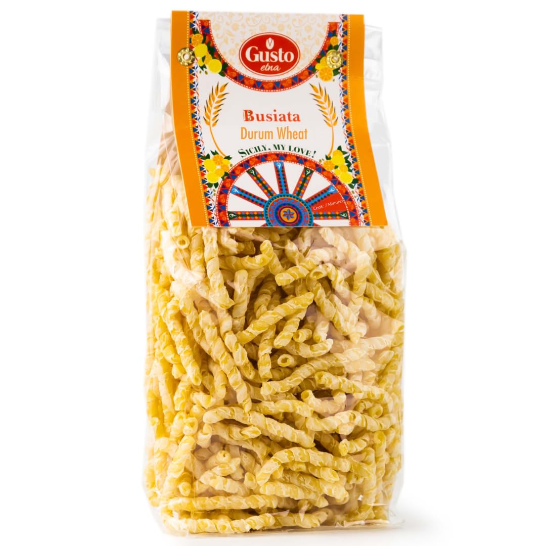 Gusto Etna, Busiata Pasta, Spiral Pasta (500 g)