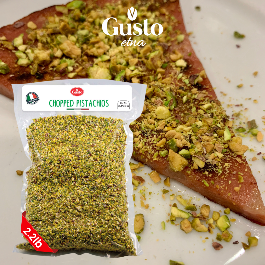 Gusto Etna, Raw Chopped Pistachios, 2.2 lb (1kg)