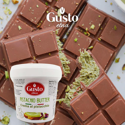 Gusto Etna Sicilian Pistachio Cream Spread (35% Pistachio) – 3kg / 6.6 lb Bulk