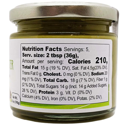 Gusto Etna Pistachio Cream Butter 190g (6.7 oz) – 28% Pistachio, Made in Sicily, Italian Pistachio Spread for Gelato, Pastry & Dessert