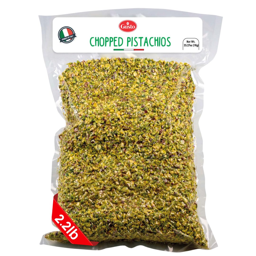 Gusto Etna, Raw Chopped Pistachios, 2.2 lb (1kg)