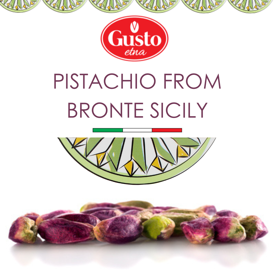 Gusto Etna, Sicilian Roasted Pistachios, No shell Unsalted,  8.8 oz (250 g)