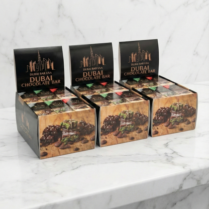 Dubai Bar Mixed Flavor Display Pack - 24 Bars