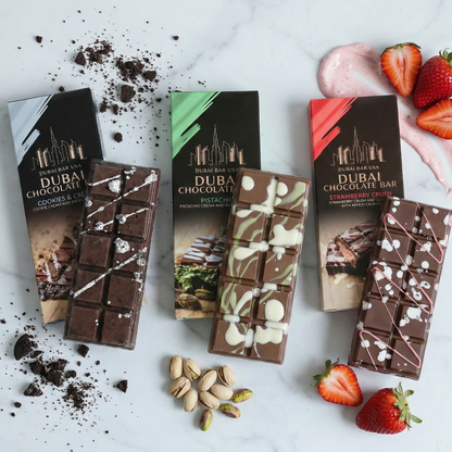 Dubai Bar Mixed Flavor Display Pack - 24 Bars
