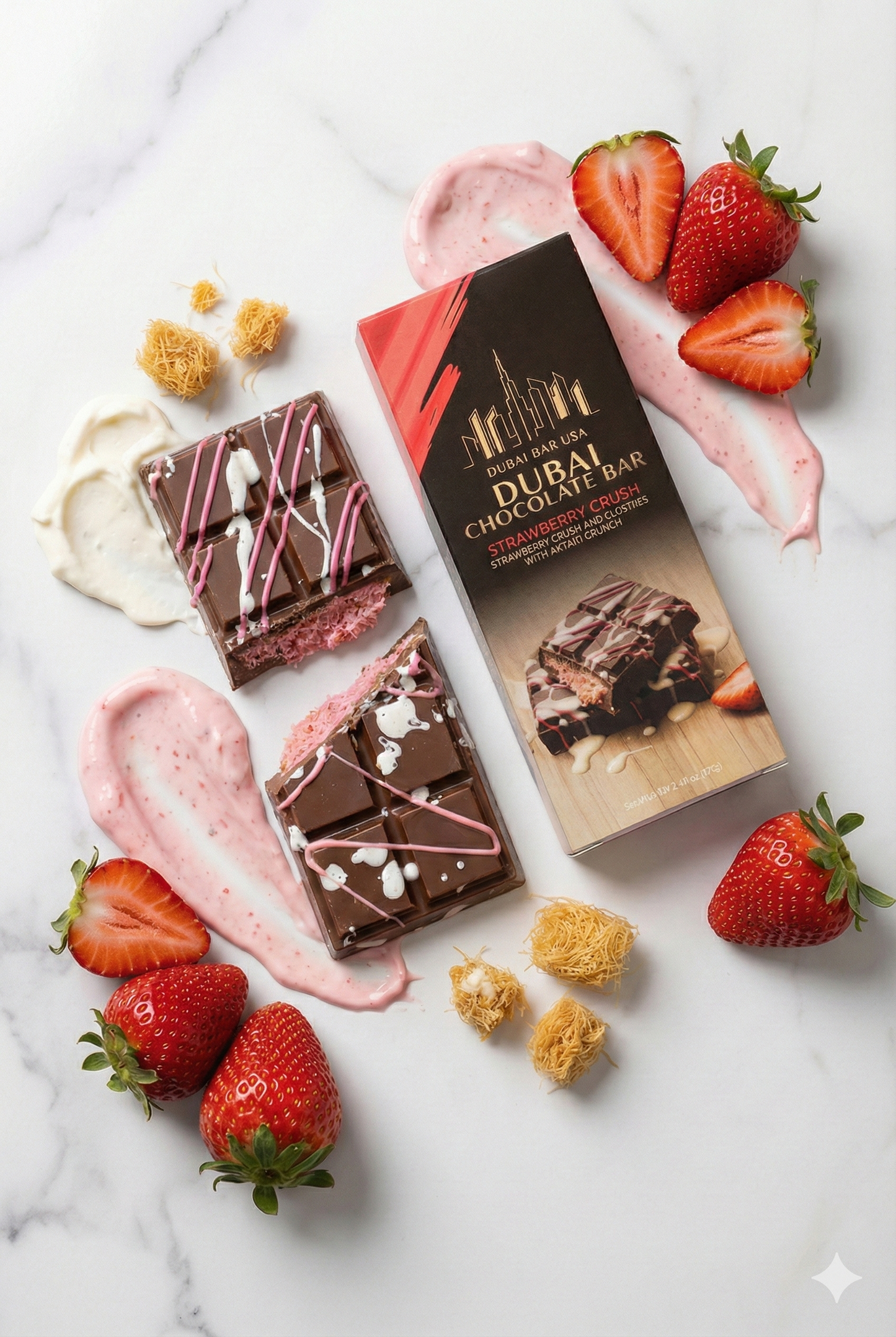 Dubai Chocolate Bar Strawberry Crush