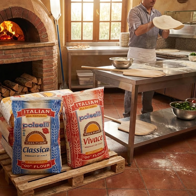Polselli, Vivace Type 00 Pizza Flour, 55 lb  (25 kg)