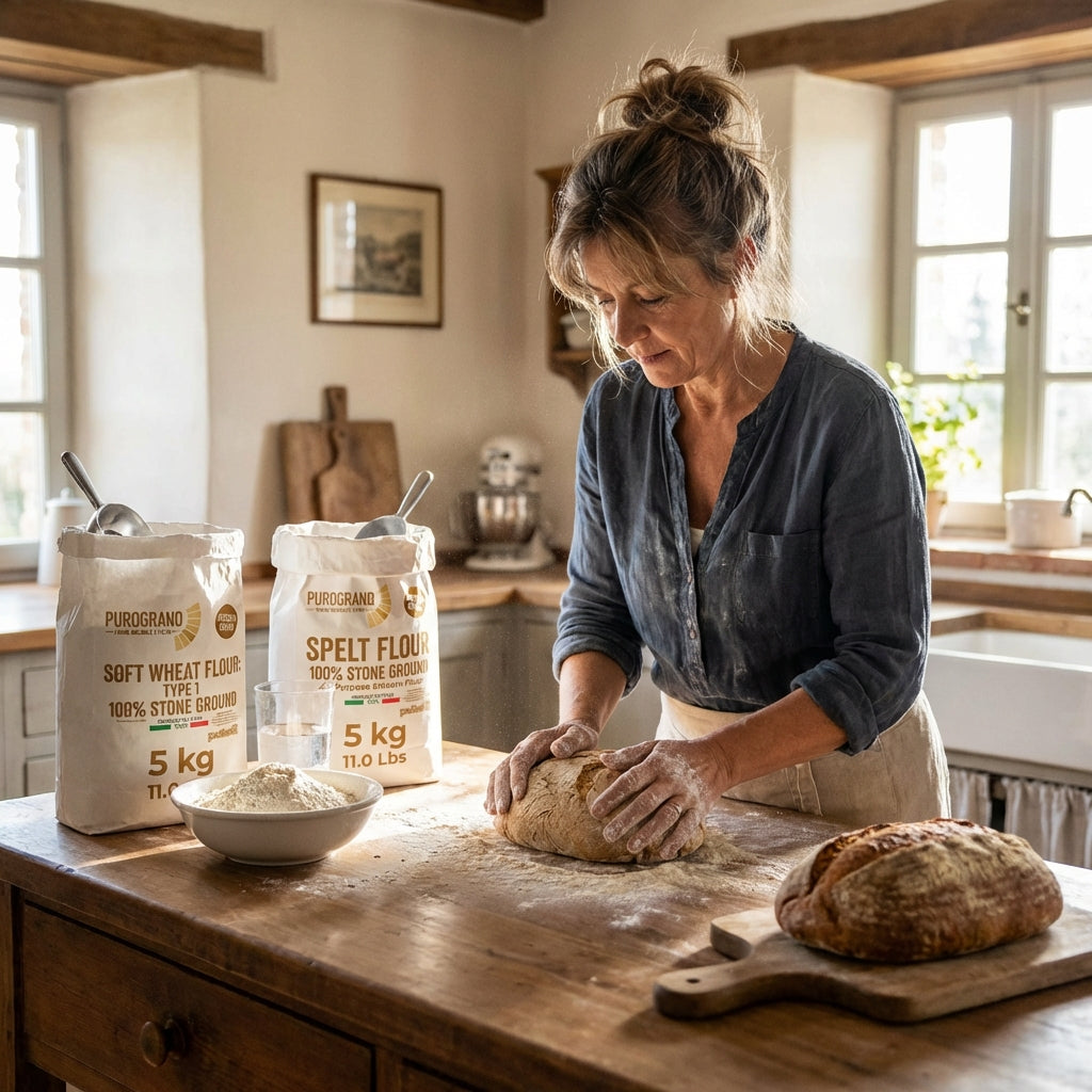 Polselli PuroGrano Spelt (Farro) Flour – 5kg (11 lb)