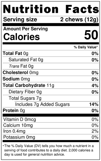 Ginger Chews, Original