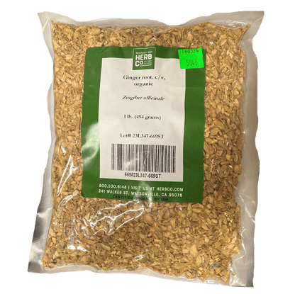 Ginger Root, Cut, Sifted, Organic