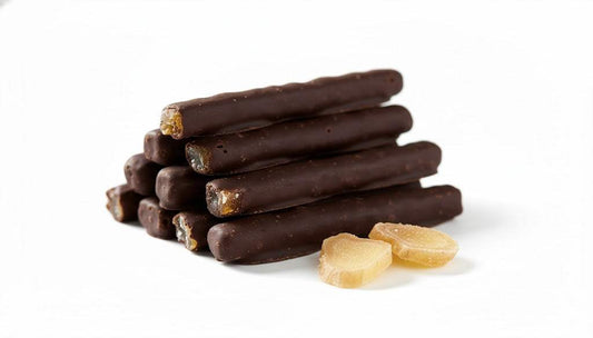 Andy Anand Vegan Belgian Dark Chocolate Ginger – All-Natural Fresh Ginger Dipped in Luxurious 60% Cocoa Butter Dark Chocolate, Exquisite Sweet & Spicy Indulgence (1 lb)